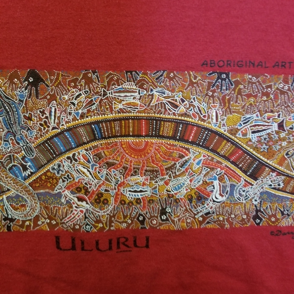 Goose's TShirts Australia Uluru Men's Graphic Short Sleeve Cotton Size XL - Picture 9 of 9